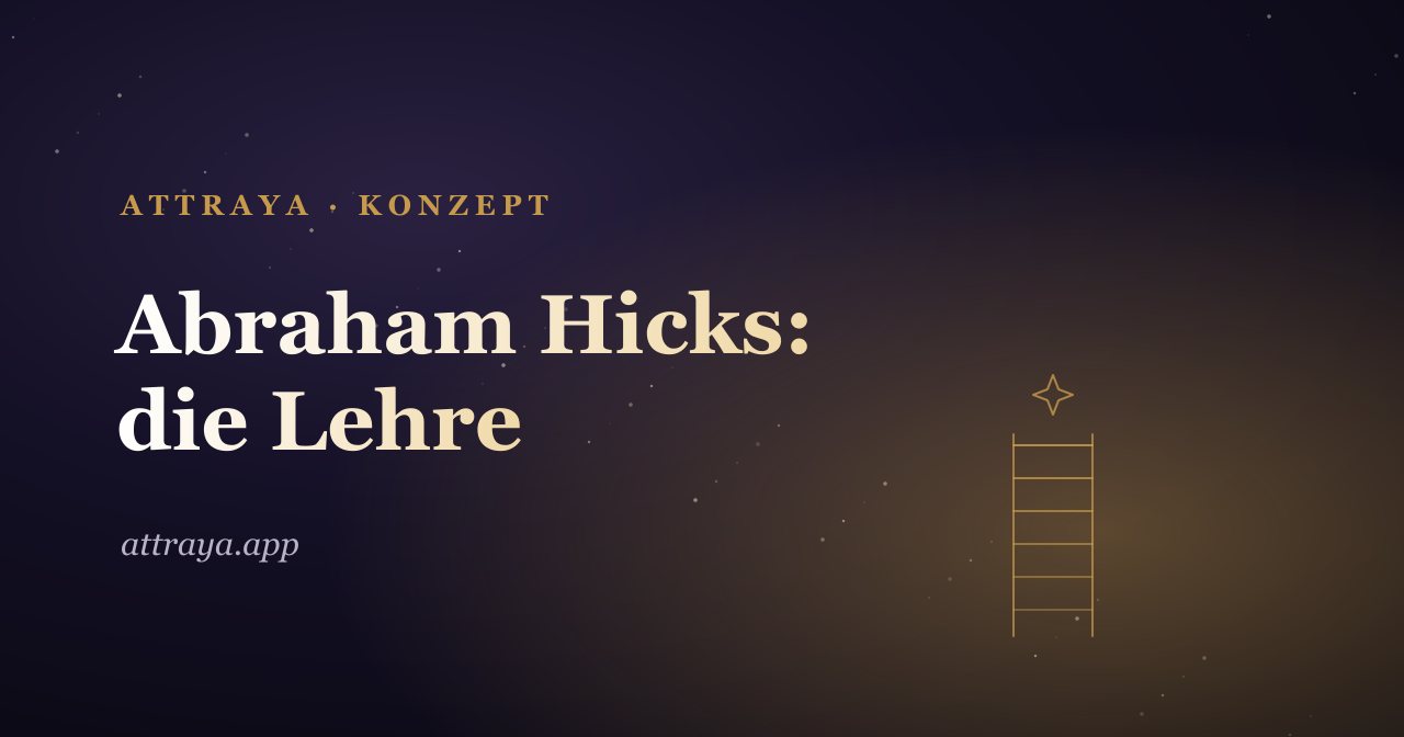 Titelbild zum Guide Abraham Hicks aus der Attraya Affirmations-App