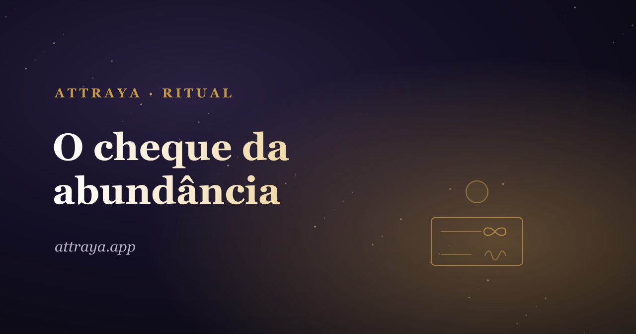 Cheque da abundância
