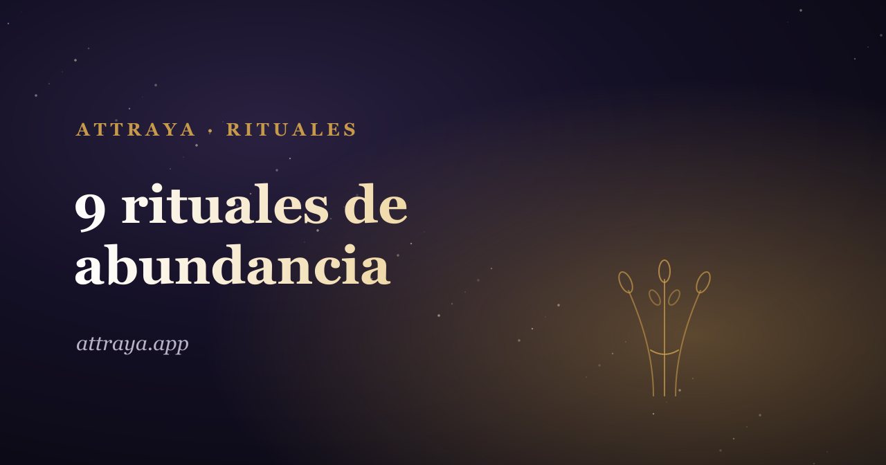 Rituales de abundancia
