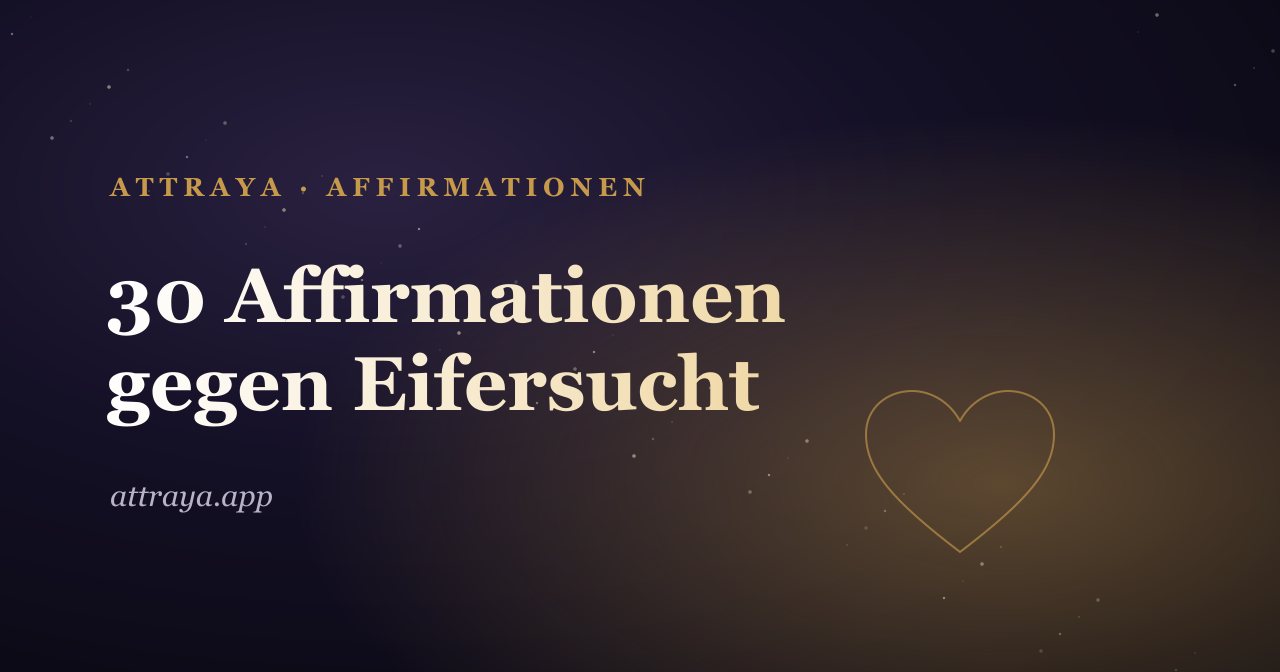 30 Affirmationen gegen Eifersucht