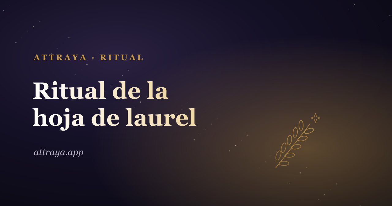 Ritual de la hoja de laurel