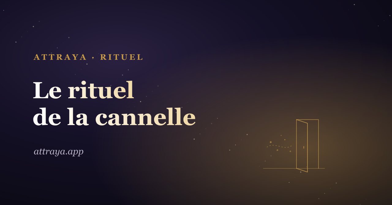 Rituel de la cannelle