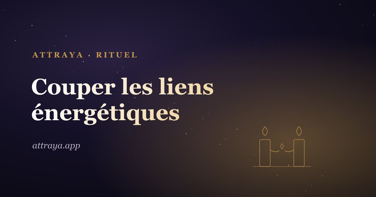 Couper les liens énergétiques