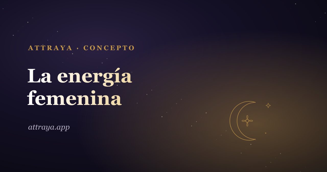 Portada de la guía La energía femenina de la app de afirmaciones Attraya