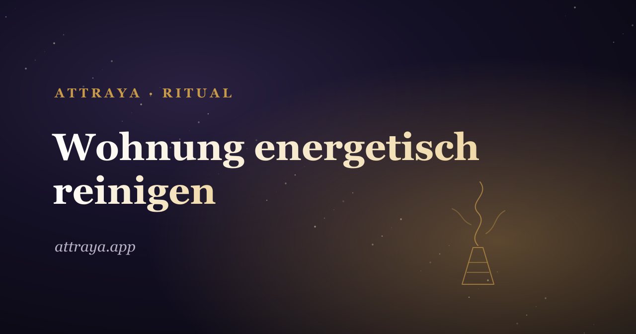 Wohnung energetisch reinigen