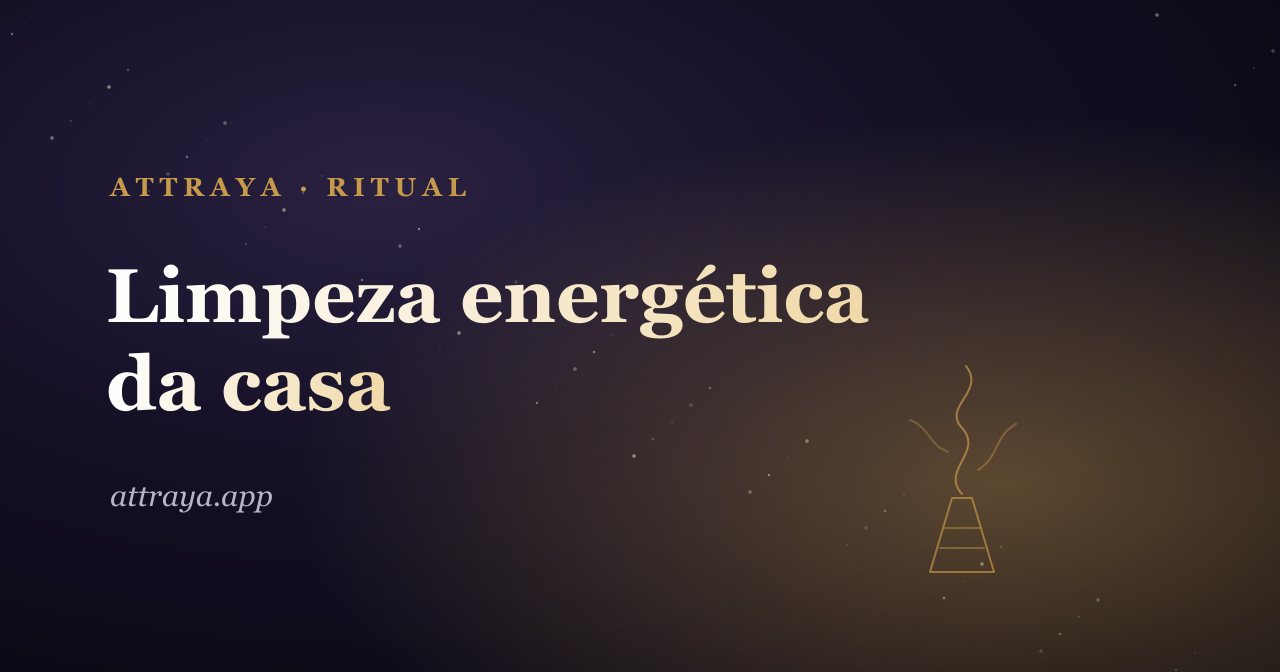 Limpeza energética da casa