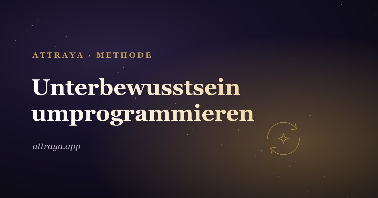 Unterbewusstsein umprogrammieren