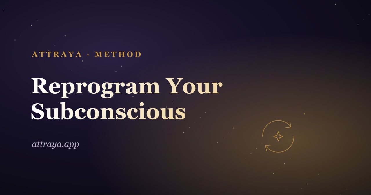 Reprogram Your Subconscious Mind
