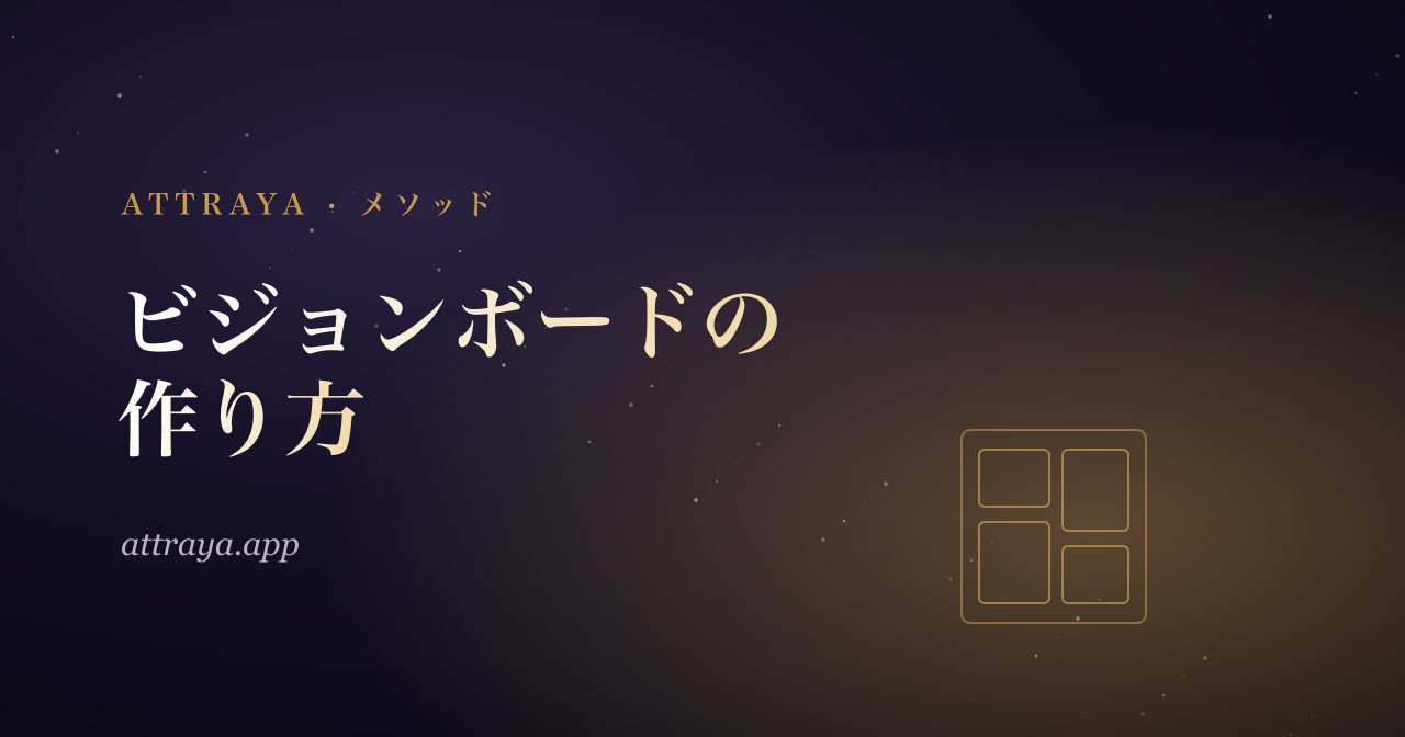 ビジョンボードの作り方