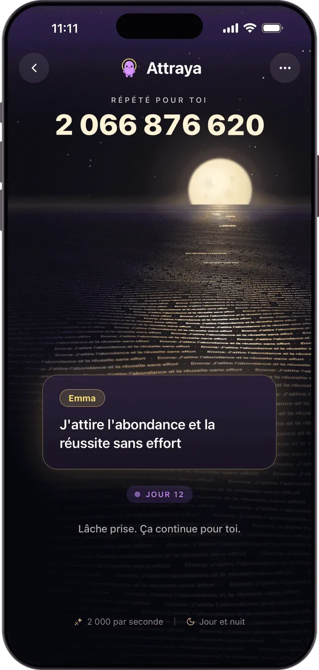 Nos serveurs répètent tes désirs, 24h/24
